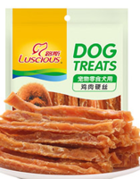 路斯优+鸡肉硬丝330g狗狗零食